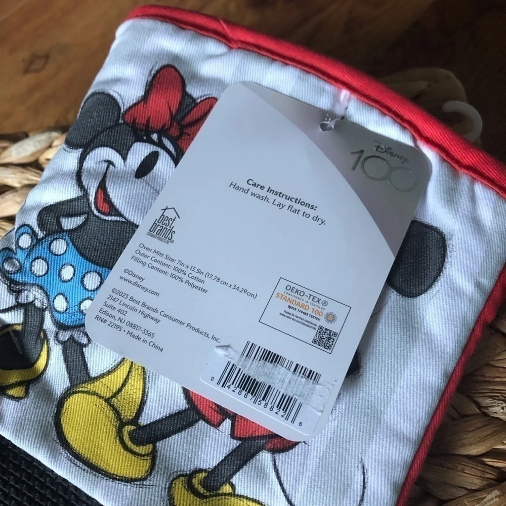 Disney: 100 years Mickey & Minnie Mouse: 2pk Oven Mitts